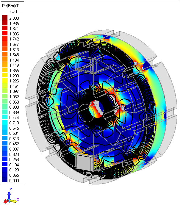 Image of 3D Switched Reluctance Machine